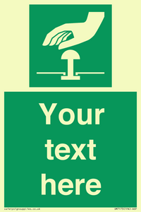 Custom Safe condition: Emergency stop button